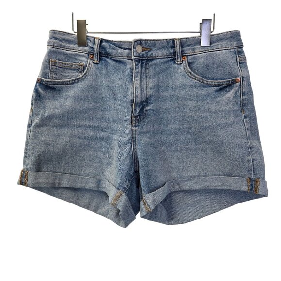 H&M Cuffed Denim Jeans Size 12 - Picture 1 of 4